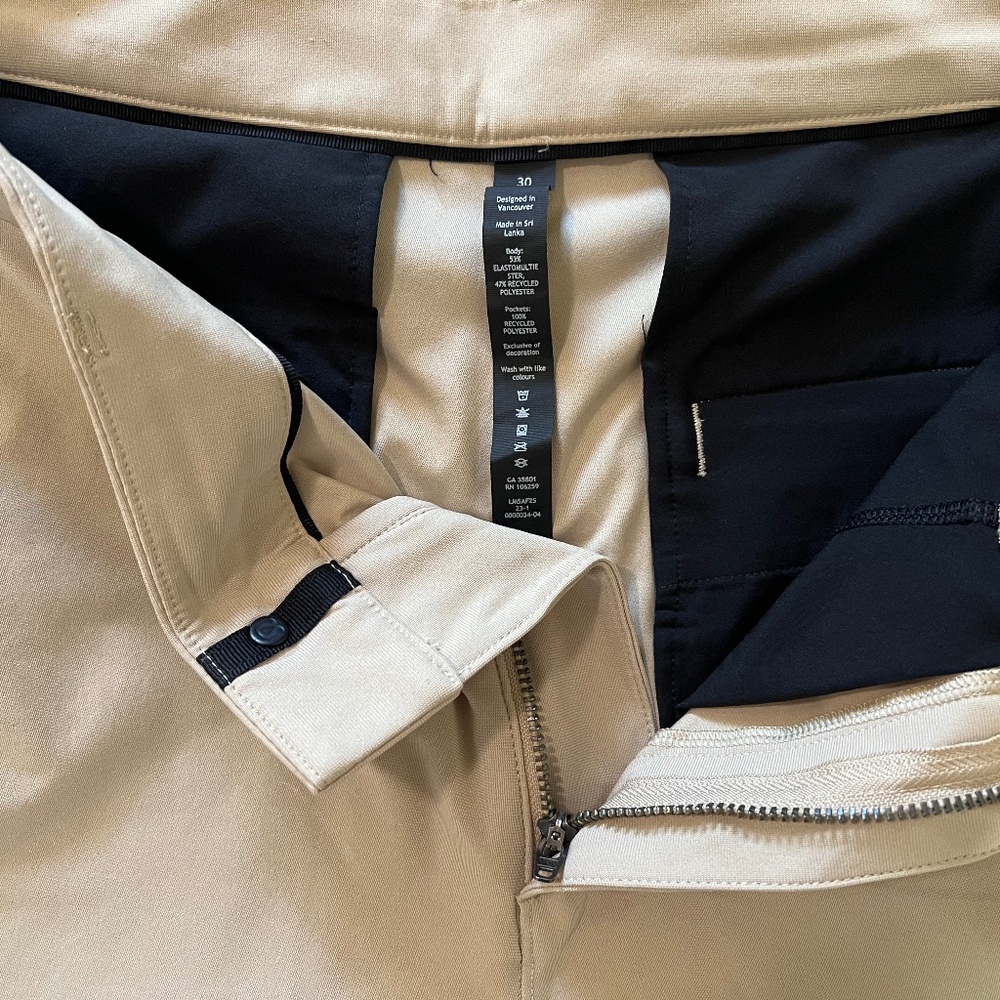 Lululemon ABC Slim Fit Trouser 30L Warpstreme